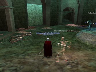 DAOC - Nekky elf Muire run guild event, 2003