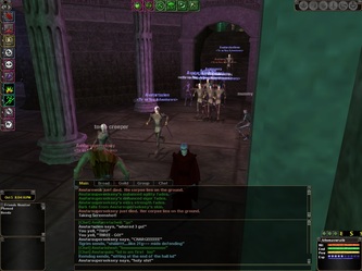 DAOC - Nekky elf Muire run guild event, 2003